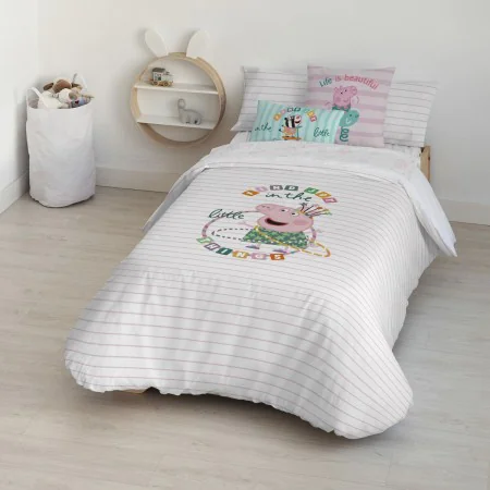 Housse de Couette Peppa Pig Find Joy Multicouleur 175 Fils 180 x 220 cm de Peppa Pig, Couettes et housses de couette - Réf : ...