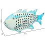 Deko-Figur Alexandra House Living Blau Mango-Holz Fisch 10 x 28 x 62 cm von Alexandra House Living, Sammlerstücke - Ref: D163...