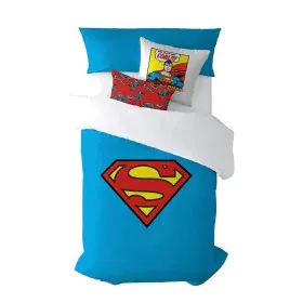 Housse de Couette Superman Superman Multicouleur 175 Fils 180 x 220 cm de Superman, Couettes et housses de couette - Réf : S9...