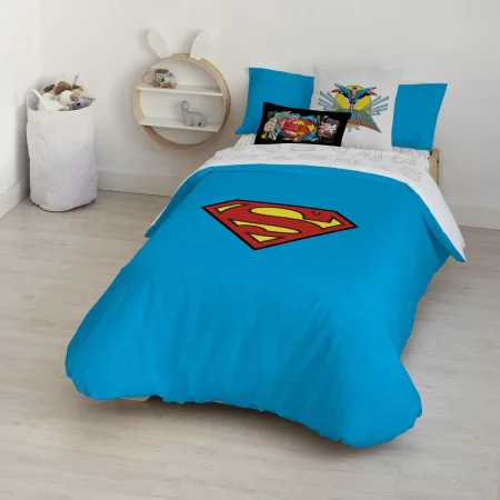 Nordic cover Superman Superman Multicolour 175 Threads 140 x 200 cm by Superman, Quilts and quilt covers - Ref: S9803408, Pri...