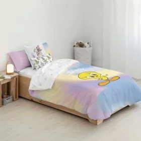 Housse de Couette Looney Tunes Sweet Tweety Multicouleur 175 Fils 180 x 220 cm de Looney Tunes, Couettes et housses de couett...