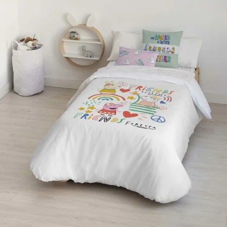 Copripiumino Peppa Pig Together Multicolore 175 Fili 180 x 220 cm di Peppa Pig, Piumini e copripiumini - Rif: S9803422, Prezz...