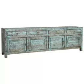 Credenza Alexandra House Living Nero Verde Legno di mango 40 x 70 x 240 cm di Alexandra House Living, Credenze e buffet - Rif...