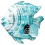 Figurine Décorative Alexandra House Living Bleu Bois de manguier Poisson 15 x 83 x 107 cm de Alexandra House Living, Pièces d...