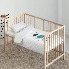 Set di copripiumino Kids&Cotton Dayton Big Bianco 100 x 120 cm di Kids&Cotton, Piumini e copripiumini - Rif: S9804086, Prezzo...