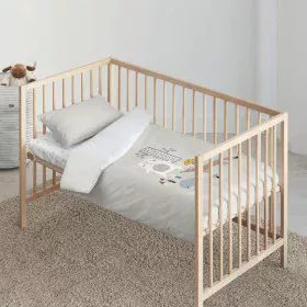 Set di copripiumino Kids&Cotton Kenai Big Beige 100 x 120 cm di Kids&Cotton, Piumini e copripiumini - Rif: S9804117, Prezzo: ...