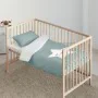 Parure de couette Kids&Cotton Nadir Bleu 100 x 120 cm de Kids&Cotton, Couettes et housses de couette - Réf : S9804168, Prix :...