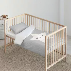 Bettbezug-Set Kids&Cotton Nadir Grau 100 x 120 cm von Kids&Cotton, Bettdecken und Bettdeckenbezüge - Ref: S9804171, Preis: 22...