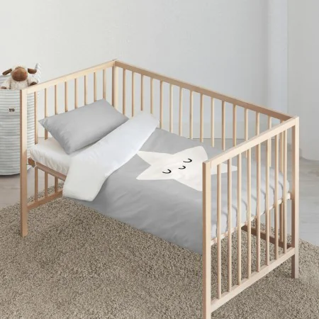 Set di copripiumino Kids&Cotton Nadir Grigio 100 x 120 cm di Kids&Cotton, Piumini e copripiumini - Rif: S9804171, Prezzo: 22,...