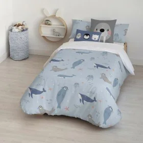 Bettdeckenbezug Kids&Cotton Tabor Small Blau 175 Fäden 180 x 220 cm 180 x 240 cm von Kids&Cotton, Bettdecken und Bettdeckenbe...