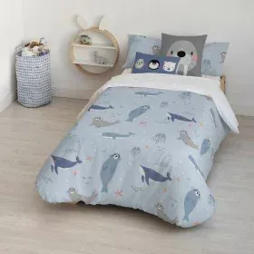 Capa nórdica Kids&Cotton Tabor Small Azul 175 Fios 180 x 220 cm 180 x 240 cm de Kids&Cotton, Edredão e capas de edredão - Ref...