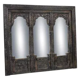 Miroir mural Alexandra House Living Noir Bois de manguier 12 x 150 x 183 cm de Alexandra House Living, Miroirs muraux - Réf :...