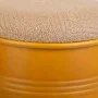 Stool Alexandra House Living Orange Sackcloth Metal Sponge MDF Wood 47 x 27 x 33 cm by Alexandra House Living, Sofas and chai...