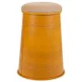 Stool Alexandra House Living Orange Sackcloth Metal Sponge MDF Wood 47 x 27 x 33 cm by Alexandra House Living, Sofas and chai...