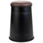 Tabouret Alexandra House Living Noir Polyuréthane Métal Contre-plaqué 27 x 27 x 47 cm de Alexandra House Living, Chaises et c...