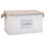 Baúl Alexandra House Living Cargo Blanco Cáñamo Metal Madera de abeto 38 x 60 x 33 cm de Alexandra House Living, Baúles - Ref...