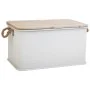 Baúl Alexandra House Living Cargo Blanco Cáñamo Metal Madera de abeto 38 x 60 x 33 cm de Alexandra House Living, Baúles - Ref...