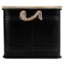 Baúl Alexandra House Living Factory Negro Cáñamo Metal Madera de abeto 38 x 60 x 33 cm de Alexandra House Living, Baúles - Re...