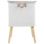 Nightstand Alexandra House Living White 41 x 41 x 61 cm by Alexandra House Living, Bedside Tables - Ref: D1632820, Price: 40,...