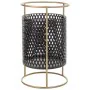 Conjunto de vasos Alexandra House Living Preto Metal Ferro 27 x 74 x 27 cm 3 Peças de Alexandra House Living, Vasos - Ref: D1...