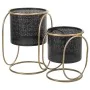 Set of Planters Alexandra House Living Black Metal Iron 26 x 178 x 26 cm 2 Pieces by Alexandra House Living, Cachepots - Ref:...