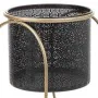 Conjunto de vasos Alexandra House Living Preto Metal Ferro 26 x 178 x 26 cm 2 Peças de Alexandra House Living, Vasos - Ref: D...