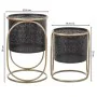 Conjunto de vasos Alexandra House Living Preto Metal Ferro 26 x 178 x 26 cm 2 Peças de Alexandra House Living, Vasos - Ref: D...