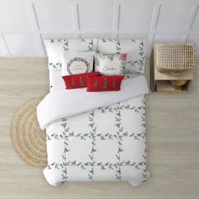 Housse de Couette Decolores White Christmas 1 Multicouleur Polyester 140 x 200 cm de Decolores, Couettes et housses de couett...