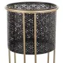 Conjunto de vasos Alexandra House Living Preto Metal Ferro 26 x 150 x 26 cm 2 Peças de Alexandra House Living, Vasos - Ref: D...