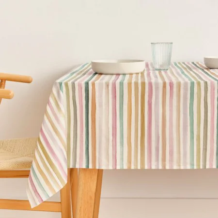 Stain-proof tablecloth Belum Naiara 4-100 Multicolour 180 x 200 cm Striped by Belum, Tablecloths - Ref: S9805579, Price: 47,4...