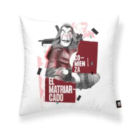 Cushion cover La casa de papel Aikido A White Multicolour 45 x 45 cm by La casa de papel, Cushion Covers - Ref: S9805809, Pri...