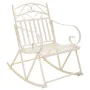 Silla mecedora Alexandra House Living Blanco Hierro 24 x 45 x 24 cm de Alexandra House Living, Sillas - Ref: D1632838, Precio...