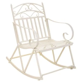 Rocking chair Alexandra House Living White Iron 24 x 45 x 24 cm by Alexandra House Living, Chairs - Ref: D1632838, Price: 115...