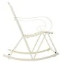 Silla mecedora Alexandra House Living Blanco Hierro 24 x 45 x 24 cm de Alexandra House Living, Sillas - Ref: D1632838, Precio...