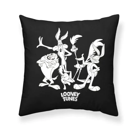 Cushion cover Looney Tunes Looney B&w A Black Multicolour 45 x 45 cm by Looney Tunes, Cushion Covers - Ref: S9805857, Price: ...