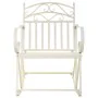 Sedia a dondolo Alexandra House Living Bianco Ferro 24 x 45 x 24 cm di Alexandra House Living, Sedie - Rif: D1632838, Prezzo:...