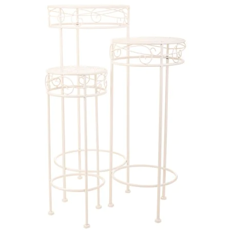 Soporte para Maceta Alexandra House Living Blanco Metal Hierro 28 x 120 x 58 cm de Alexandra House Living, Accesorios - Ref: ...