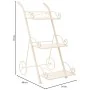 Flower Pot Stand Alexandra House Living White Metal Iron 25 x 32 x 55 cm by Alexandra House Living, Accessories - Ref: D16328...