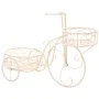 Flower Pot Stand Alexandra House Living White Metal Iron Bicycle 30 x 61 x 55 cm by Alexandra House Living, Accessories - Ref...