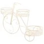 Blumentopfhalter Alexandra House Living Weiß Metall Eisen Fahrrad 28 x 28 x 28 cm von Alexandra House Living, Zubehör - Ref: ...