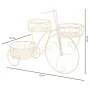 Blumentopfhalter Alexandra House Living Weiß Metall Eisen Fahrrad 28 x 28 x 28 cm von Alexandra House Living, Zubehör - Ref: ...