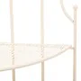 Estante de Esquina Alexandra House Living Branco Metal Ferro Forja 30 x 38 x 30 cm de Alexandra House Living, Estantes de can...