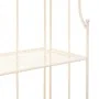 Estantes Alexandra House Living Branco Metal Ferro 28 x 70 x 28 cm de Alexandra House Living, Prateleiras e armazenamento - R...