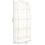 Estantes Alexandra House Living Branco Metal Ferro 28 x 70 x 28 cm de Alexandra House Living, Prateleiras e armazenamento - R...