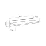 Shelve Alexandra House Living White Wood MDP 60 x 10 x 24 cm by Alexandra House Living, Floating Shelves - Ref: D1632895, Pri...