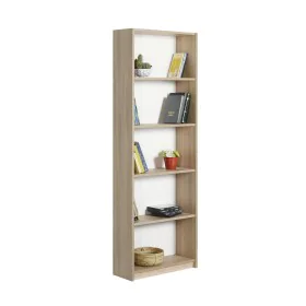 Librairie Alexandra House Living Marron Bois MDP 58 x 169 x 22 cm 5 Etagères de Alexandra House Living, Bibliothèques - Réf :...