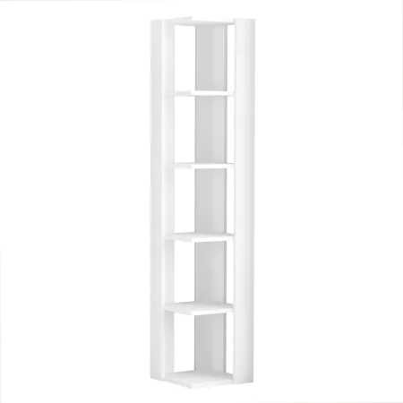 Corner Shelves Alexandra House Living White Wood MDP 33 x 161 x 33 cm 5 Shelves by Alexandra House Living, Bookcases - Ref: D...