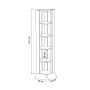 Corner Shelves Alexandra House Living White Wood MDP 33 x 161 x 33 cm 5 Shelves by Alexandra House Living, Bookcases - Ref: D...