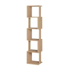 Scaffale ad Angolo Alexandra House Living Rovere Legno MDP 35 x 161 x 2 cm 5 Mensole di Alexandra House Living, Librerie - Ri...