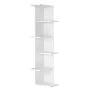 Étagère d'Angle Alexandra House Living Blanc Bois MDP 37 x 141 x 24 cm 4 Etagères de Alexandra House Living, Bibliothèques - ...